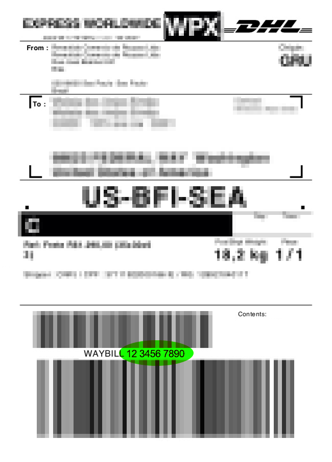 rastreamento DHL